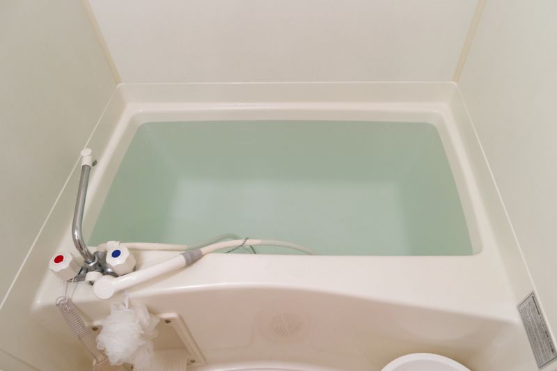 Finished Bathtub with Glossy Finish